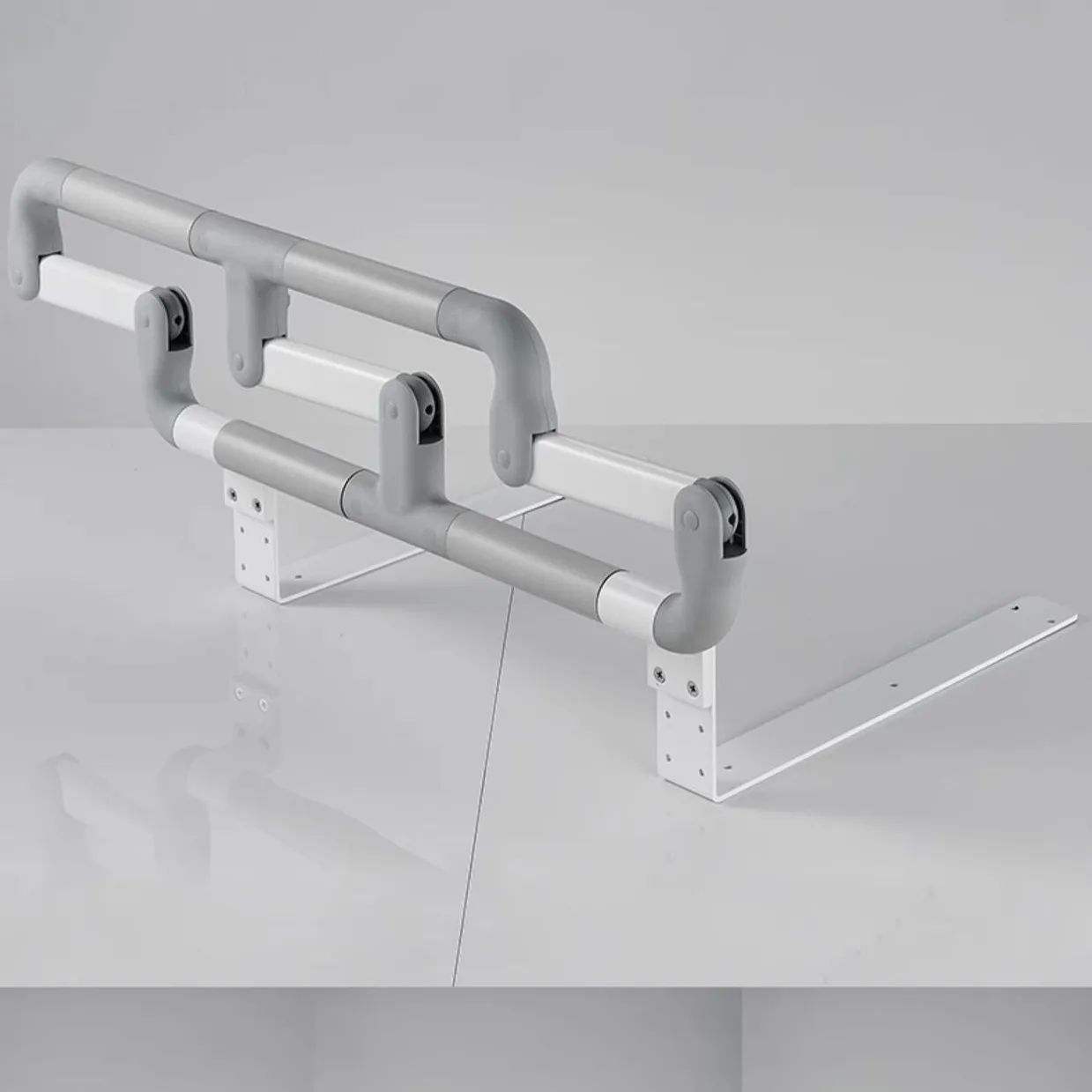Anti-fall Folding Guardrail, Single-sided, Wake-up Aid, Bedside Armrest For Elderly