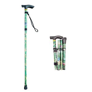 Adjustable Fashion Pattern Aluminum Handle Cane