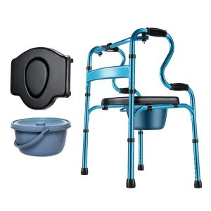 Colorful Aluminum Outdoor Rehabilitation Folding Walker