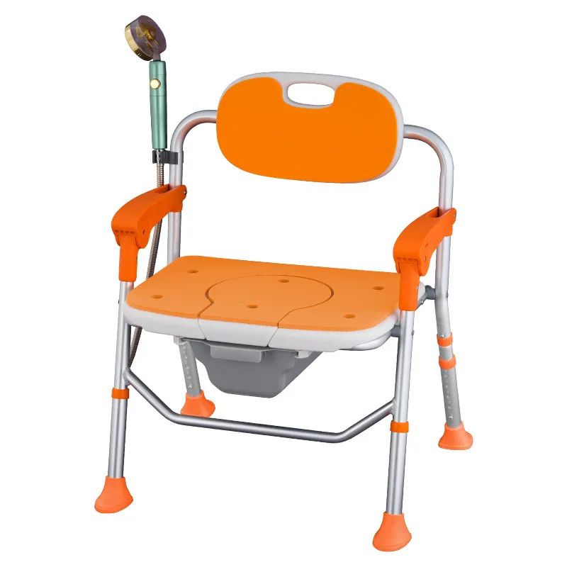 Shower Chair With Enlarged Seat Board