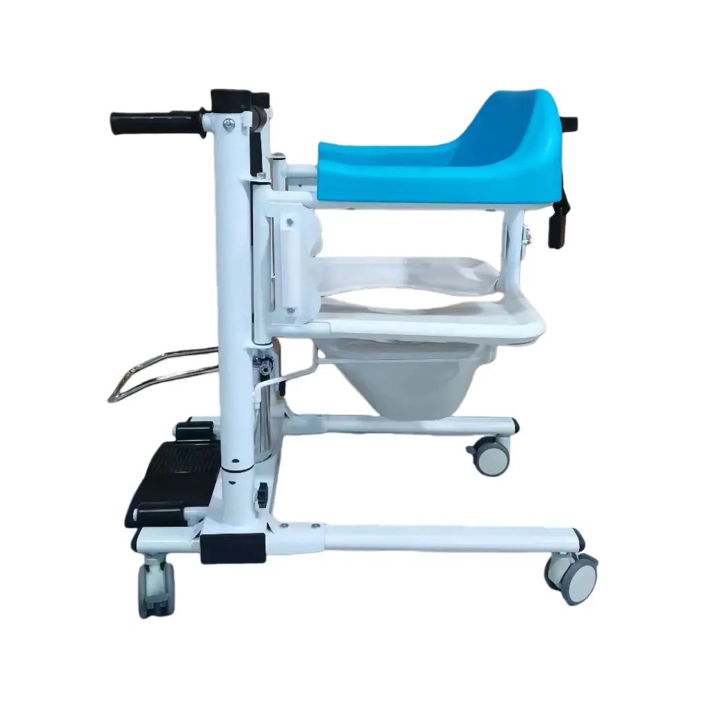Hydraulic Patient Lift Transfer Commode Chair For Elderly And Disabled