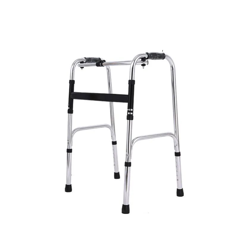 Elderly Disabled Aluminum Travel Folding Walker With Seat