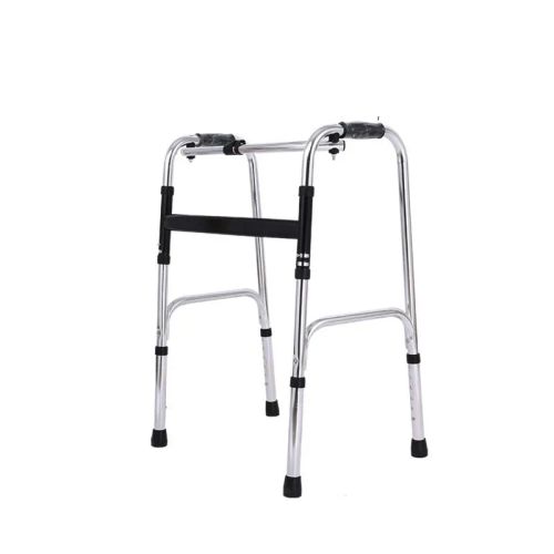 Elderly Disabled Aluminum Travel Folding Walker With Seat