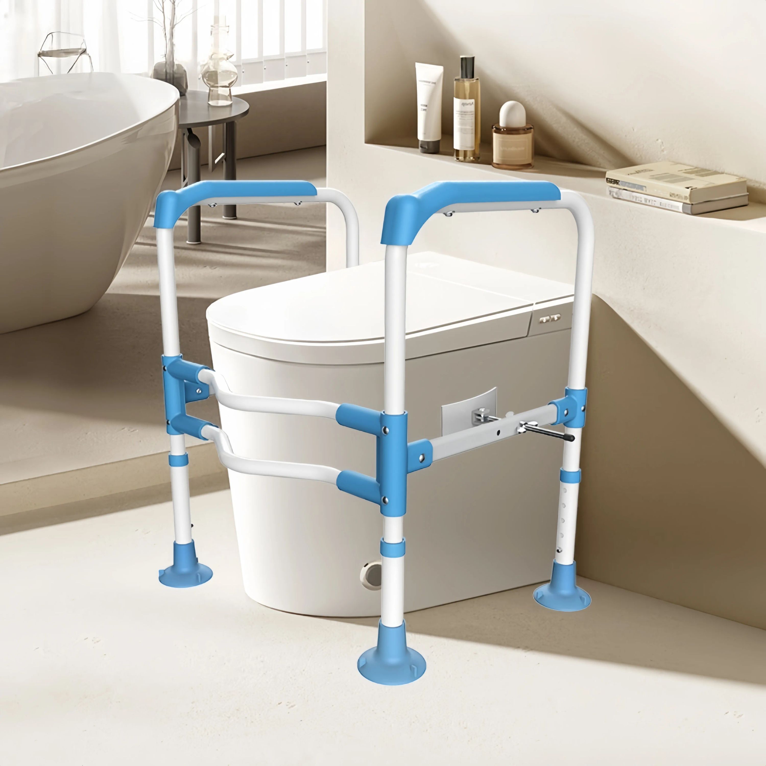 Toilet Armrest For The Elderly, Non Perforated Armrest Holder For The Toilet