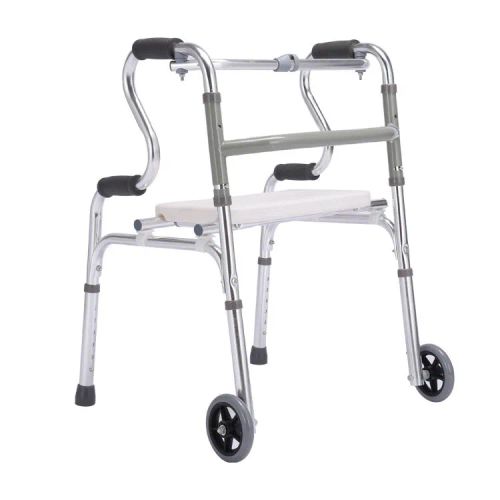 Aluminum Outdoor Rehabilitation Wheeled Walker