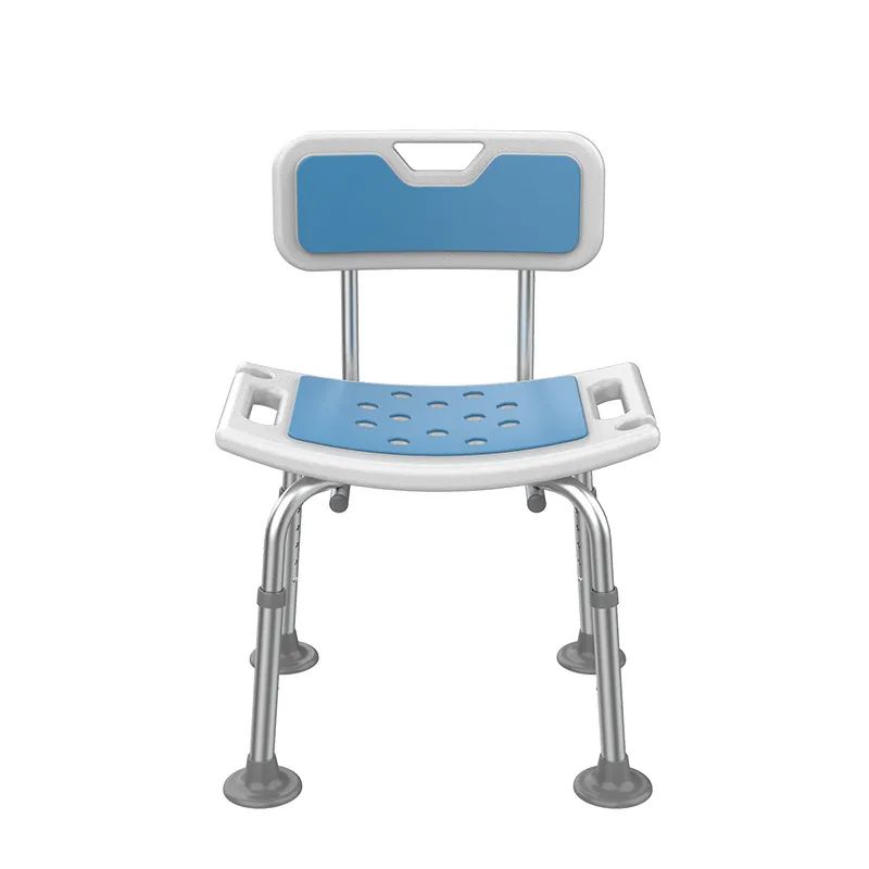 Aluminum Shower Stool With Anti-slip Design
