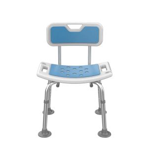 Aluminum Shower Stool With Anti-slip Design