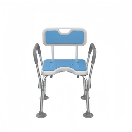 Bathroom Safety Shower Chair With Backrest