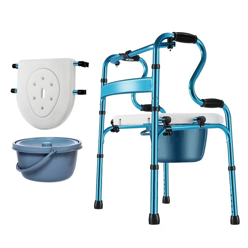Colorful Aluminum Outdoor Rehabilitation Folding Walker