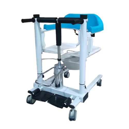 Hydraulic Patient Lift Transfer Commode Chair For Elderly And Disabled