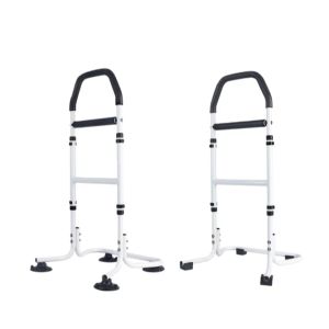 Compact 80-Inch Long Metal Bed Assist Rail For Elderly Adults Senior