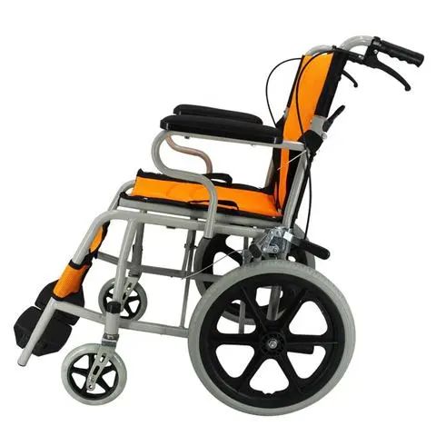 Lightweight Folding Travel Chair Cheap Steel Manual Wheelchair