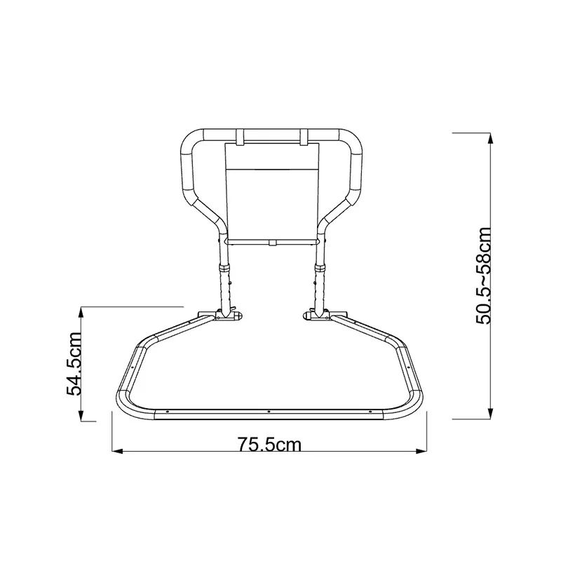 Anti Falling Power Assisted Stand, Bed Guardrail Folding Stand Suitable For Aging