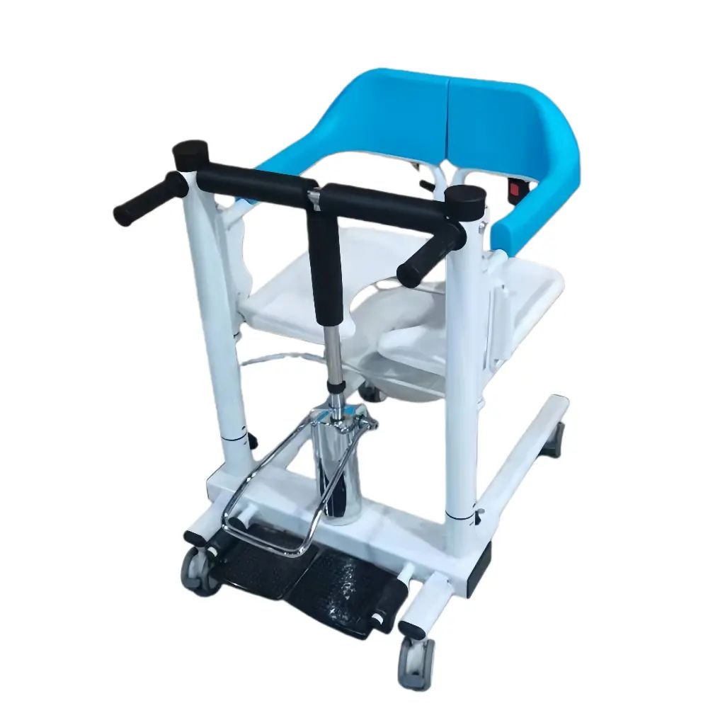Hydraulic Patient Lift Transfer Commode Chair For Elderly And Disabled