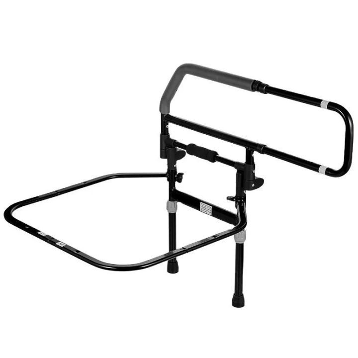 Adjustable Metal Bed Rail Safety Assist for Adults Seniors - Rehabilitation Supplies