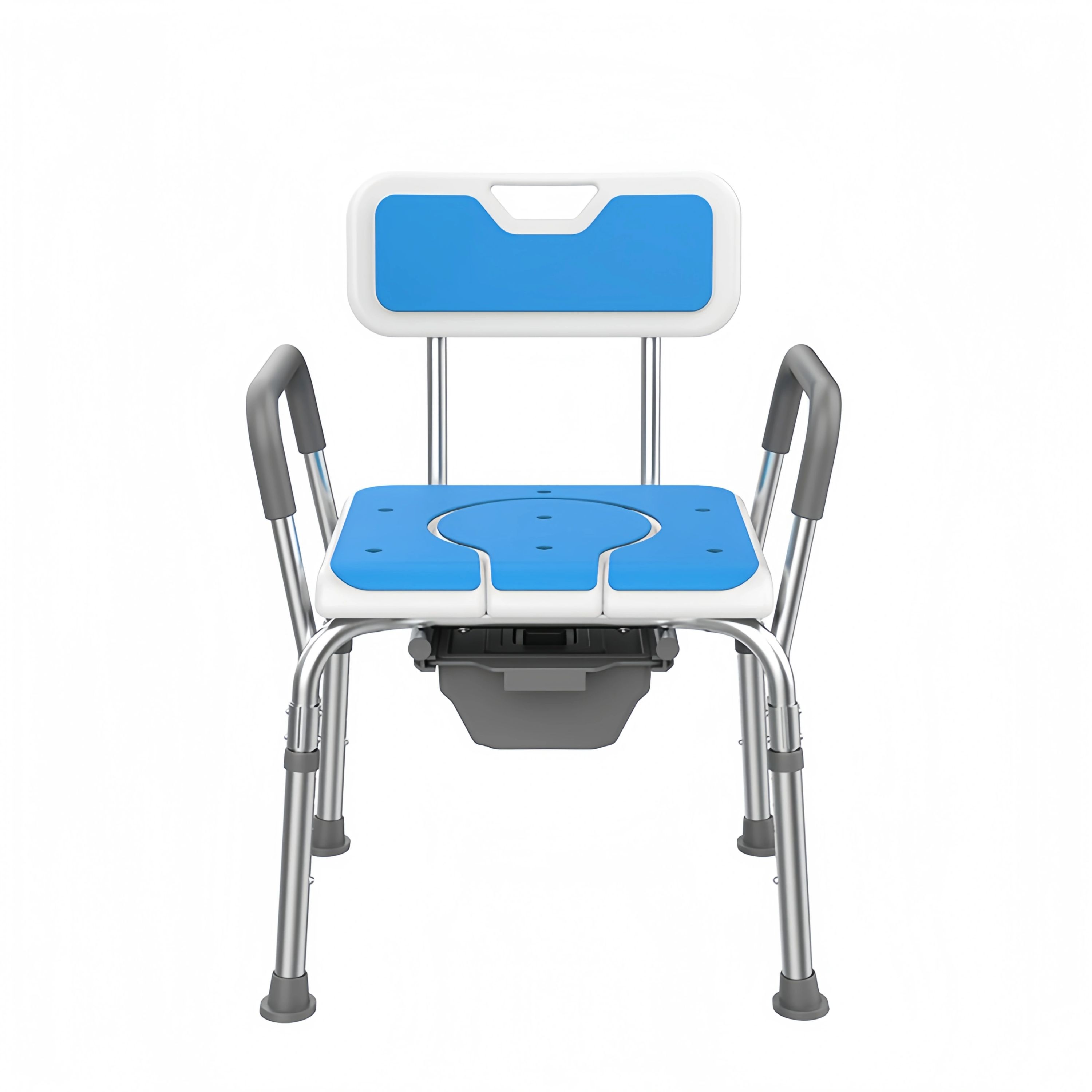 Easy Access Shower Chair With Backrest