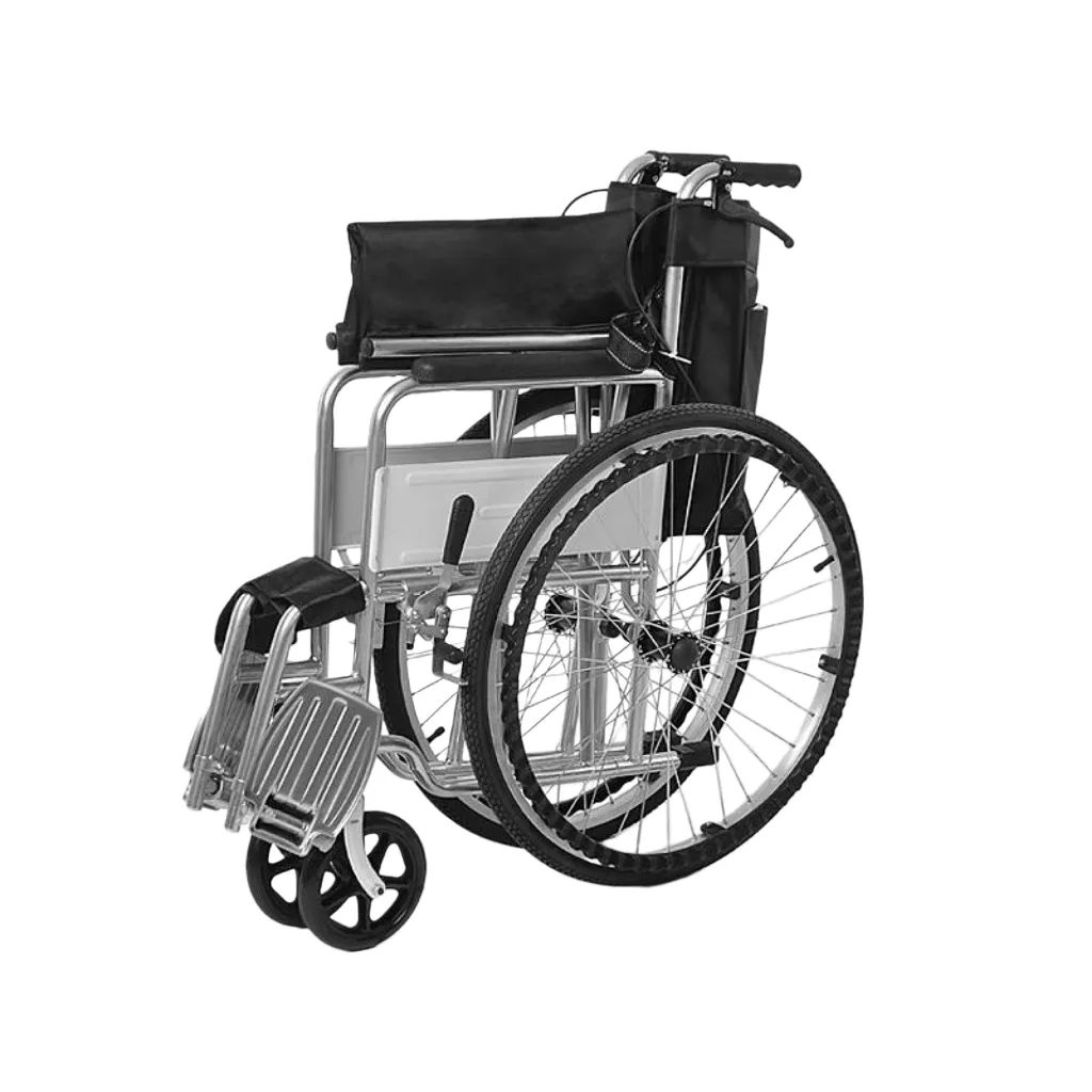 Foldable Lightweight Manual Wheelchair For Handicap Patients And Disabled