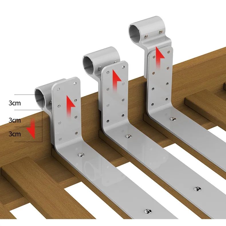 Anti-fall Folding Guardrail, Single-sided, Wake-up Aid, Bedside Armrest For Elderly