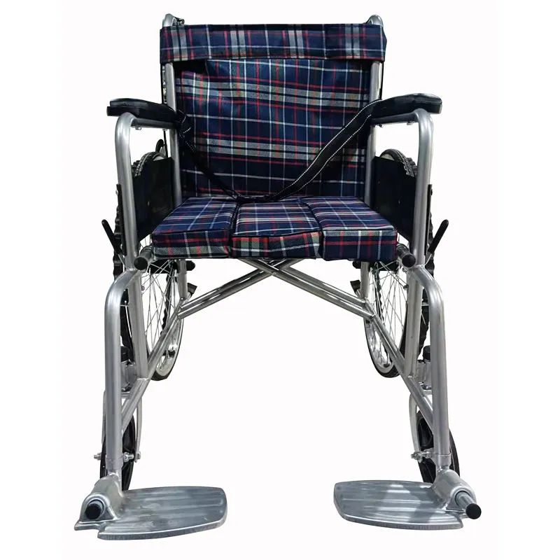 Printed Frame Manual Steel Wheelchair