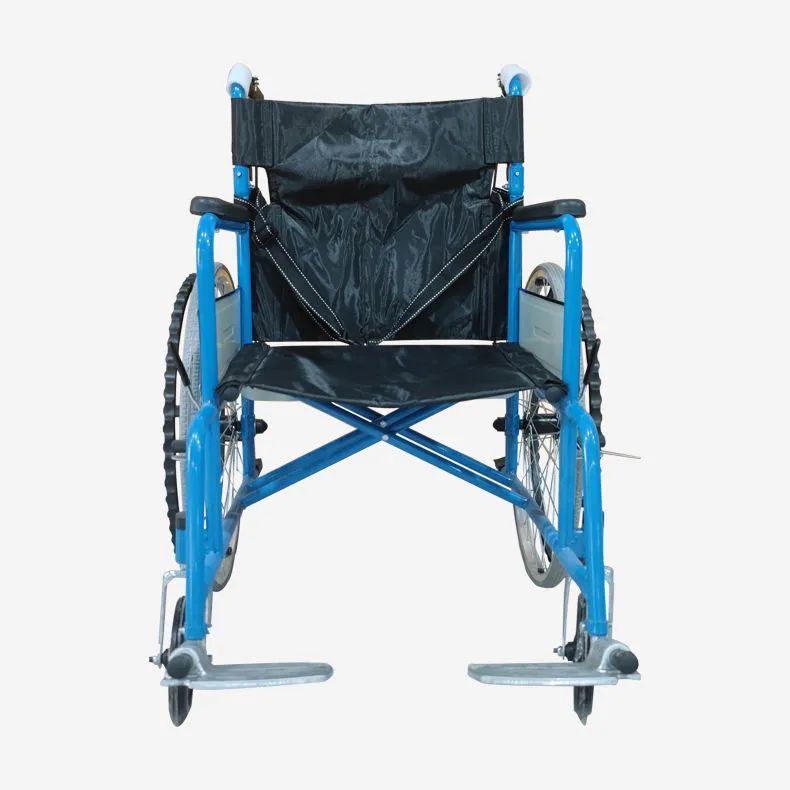 Elderly Disabled Steel Manual Light Weight Folding Wheelchair