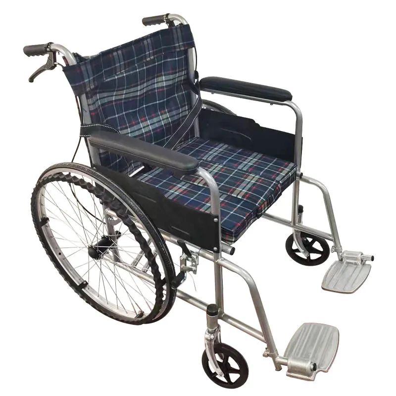 Printed Frame Manual Steel Wheelchair