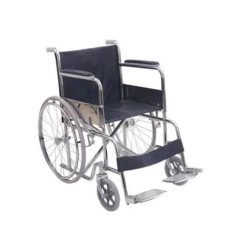 Foldable Lightweight Manual Wheelchair For Handicap Patients And Disabled